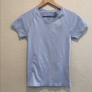 Z by Zella Athletic Small Blue Short Sleeve Workout Tee